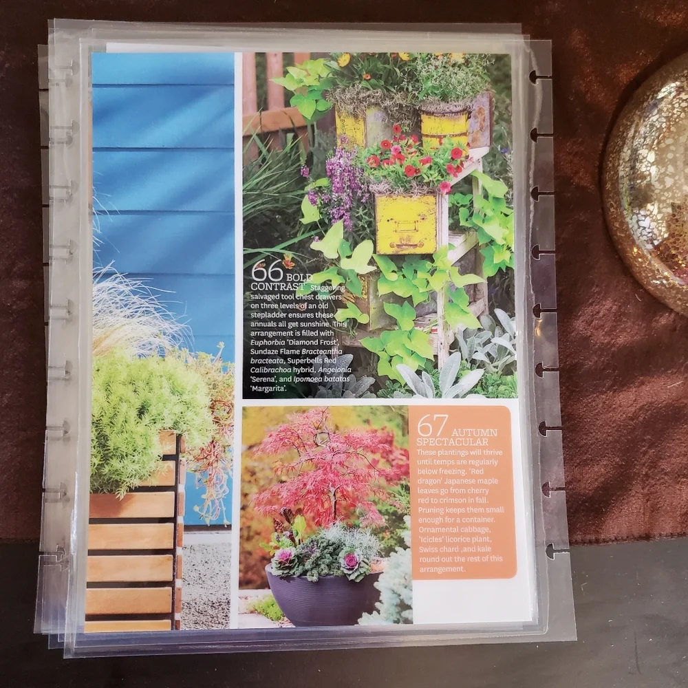 Homemade cover for your Classic size Disc Bound Planner Amanda